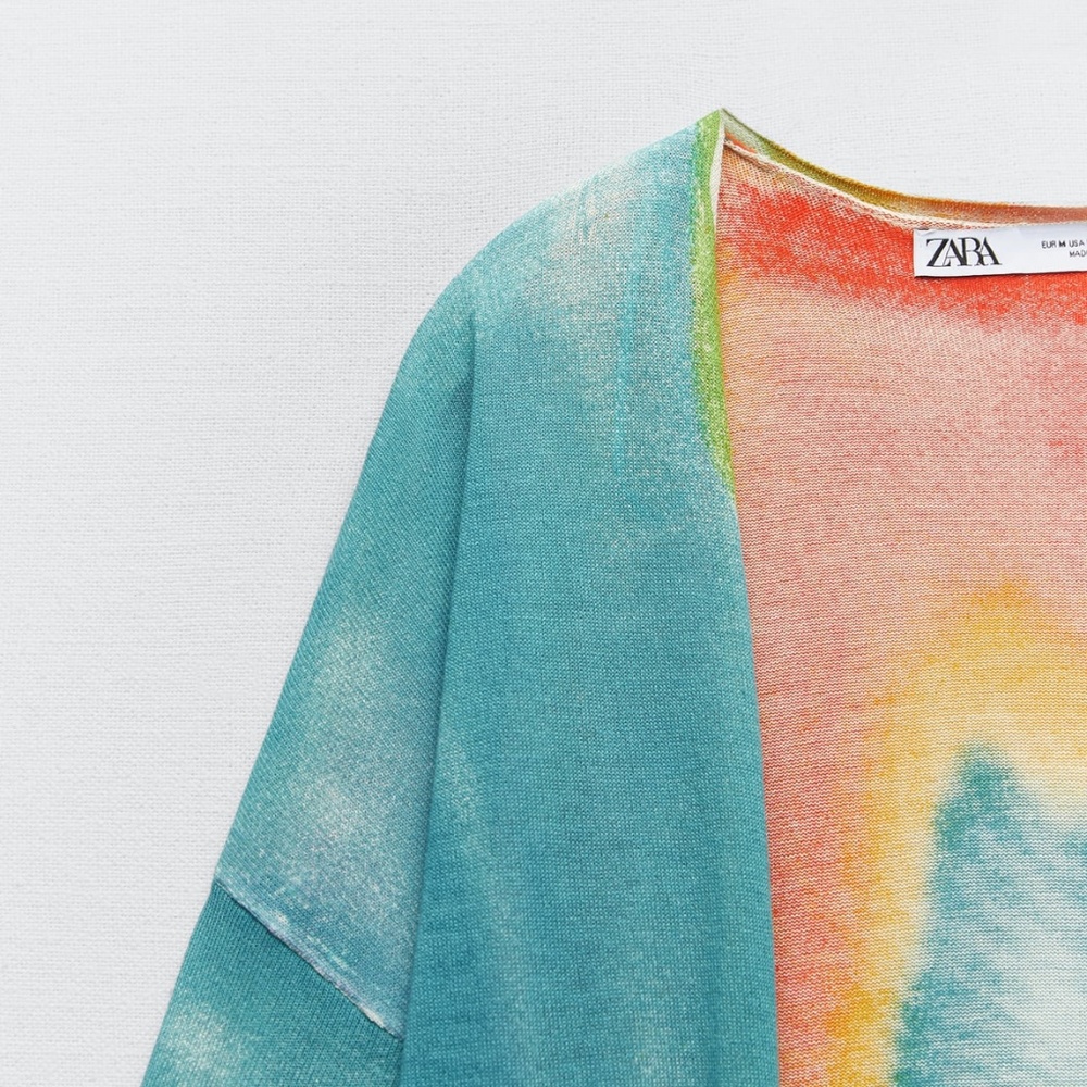 Zara limited edition fun printed kimono - Picture 7 of 7